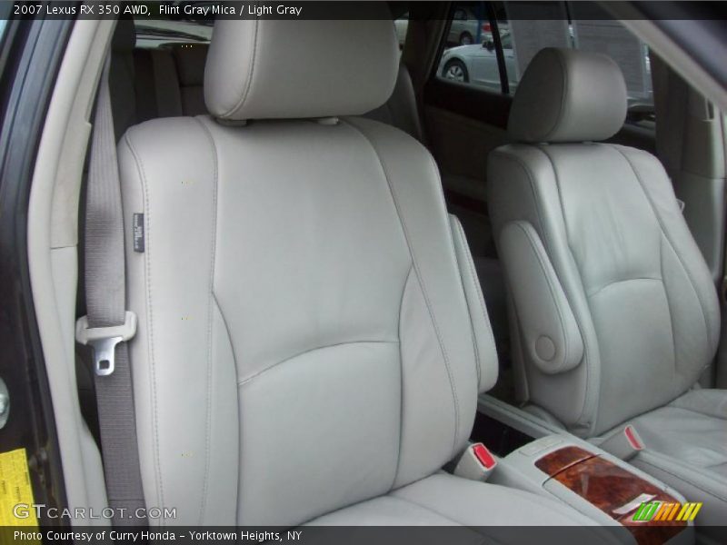Flint Gray Mica / Light Gray 2007 Lexus RX 350 AWD