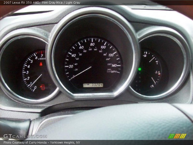 Flint Gray Mica / Light Gray 2007 Lexus RX 350 AWD