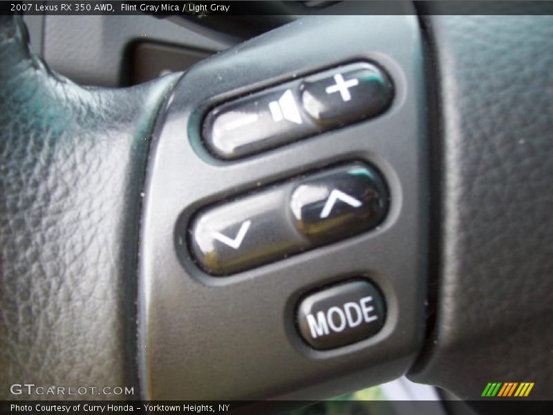 Flint Gray Mica / Light Gray 2007 Lexus RX 350 AWD