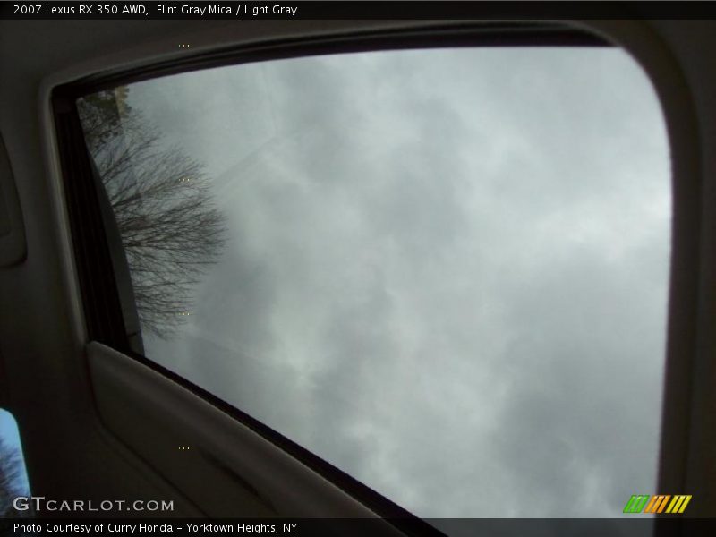 Flint Gray Mica / Light Gray 2007 Lexus RX 350 AWD