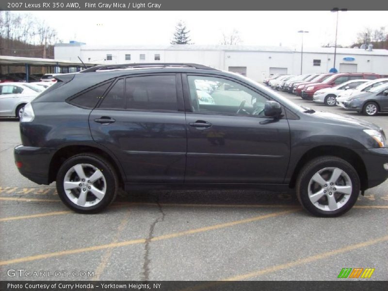 Flint Gray Mica / Light Gray 2007 Lexus RX 350 AWD