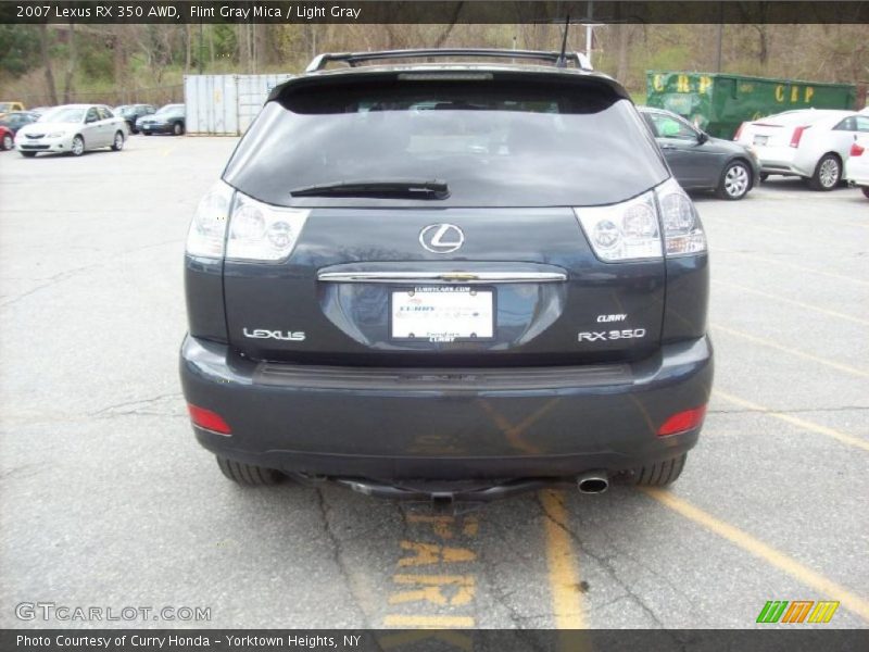 Flint Gray Mica / Light Gray 2007 Lexus RX 350 AWD