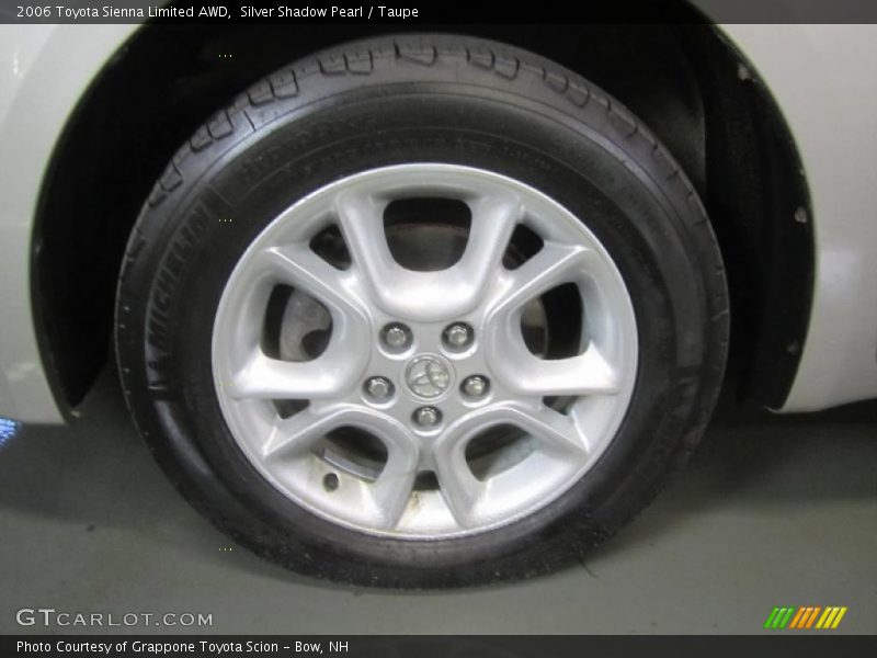 Silver Shadow Pearl / Taupe 2006 Toyota Sienna Limited AWD