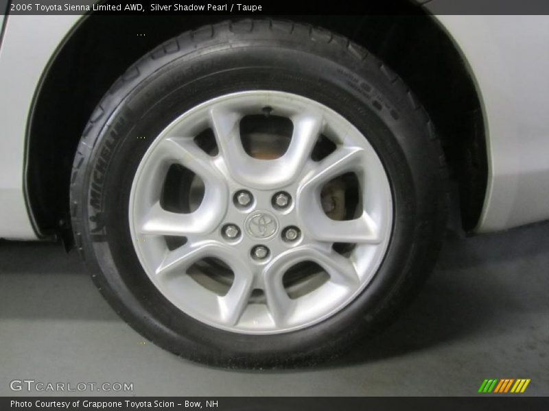 Silver Shadow Pearl / Taupe 2006 Toyota Sienna Limited AWD
