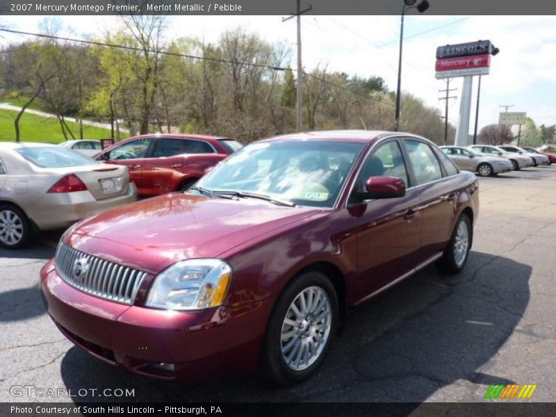 Merlot Metallic / Pebble 2007 Mercury Montego Premier