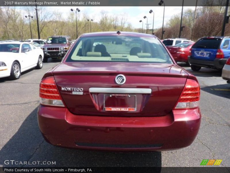 Merlot Metallic / Pebble 2007 Mercury Montego Premier