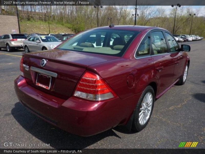 Merlot Metallic / Pebble 2007 Mercury Montego Premier