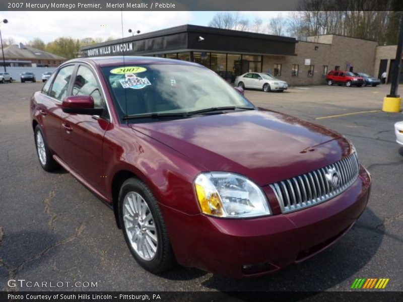 Merlot Metallic / Pebble 2007 Mercury Montego Premier