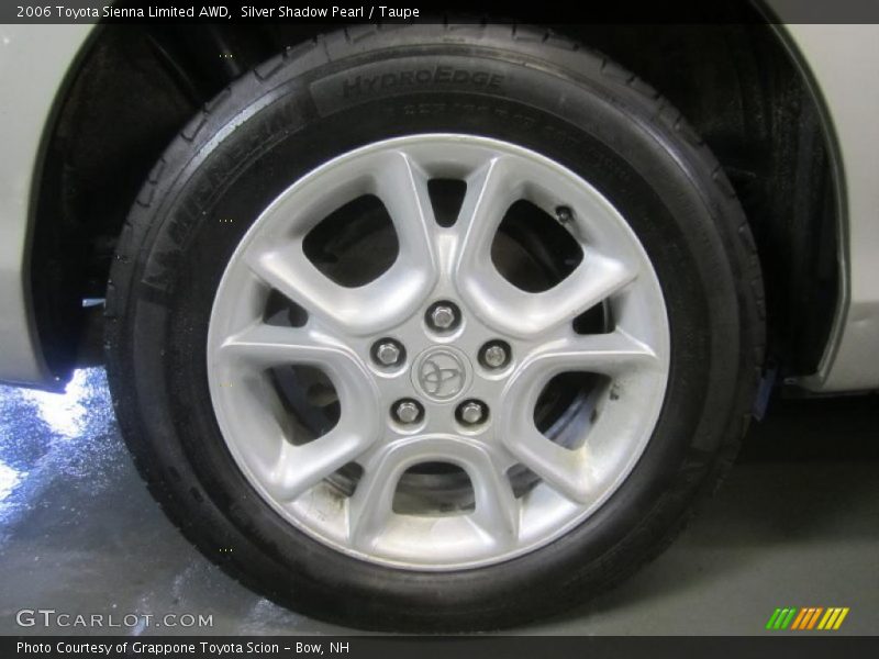 Silver Shadow Pearl / Taupe 2006 Toyota Sienna Limited AWD