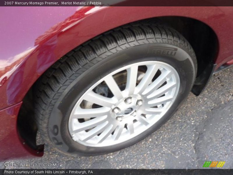 Merlot Metallic / Pebble 2007 Mercury Montego Premier