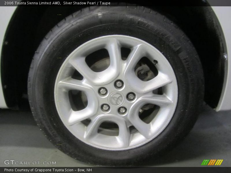 Silver Shadow Pearl / Taupe 2006 Toyota Sienna Limited AWD