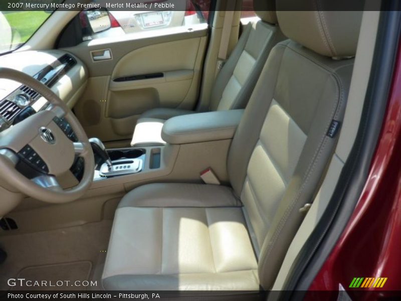 Merlot Metallic / Pebble 2007 Mercury Montego Premier