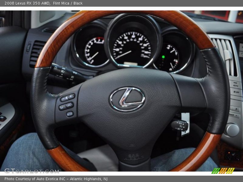 Flint Mica / Black 2008 Lexus RX 350 AWD