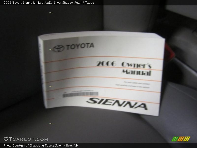 Silver Shadow Pearl / Taupe 2006 Toyota Sienna Limited AWD