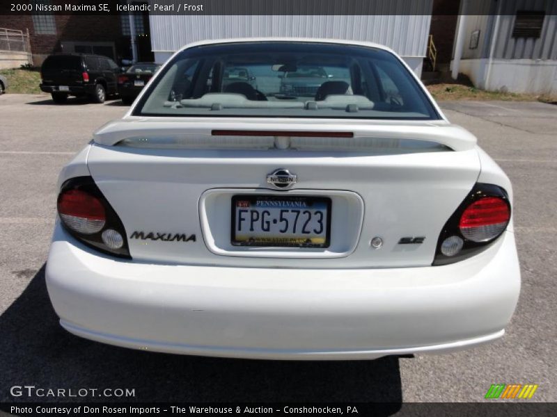 Icelandic Pearl / Frost 2000 Nissan Maxima SE