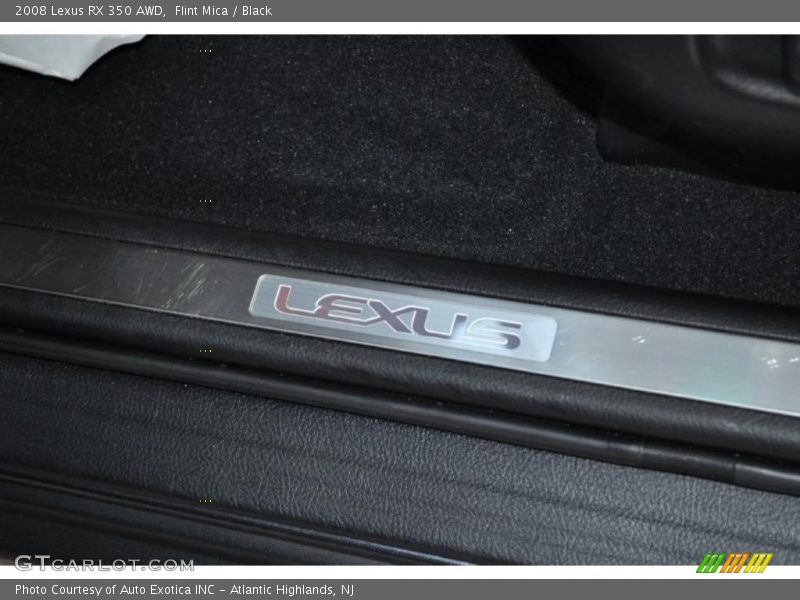Flint Mica / Black 2008 Lexus RX 350 AWD