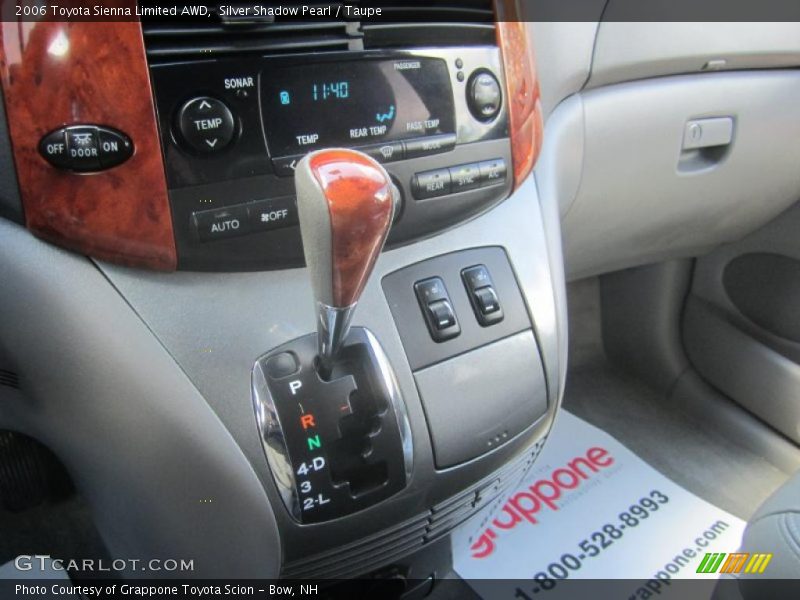 Silver Shadow Pearl / Taupe 2006 Toyota Sienna Limited AWD
