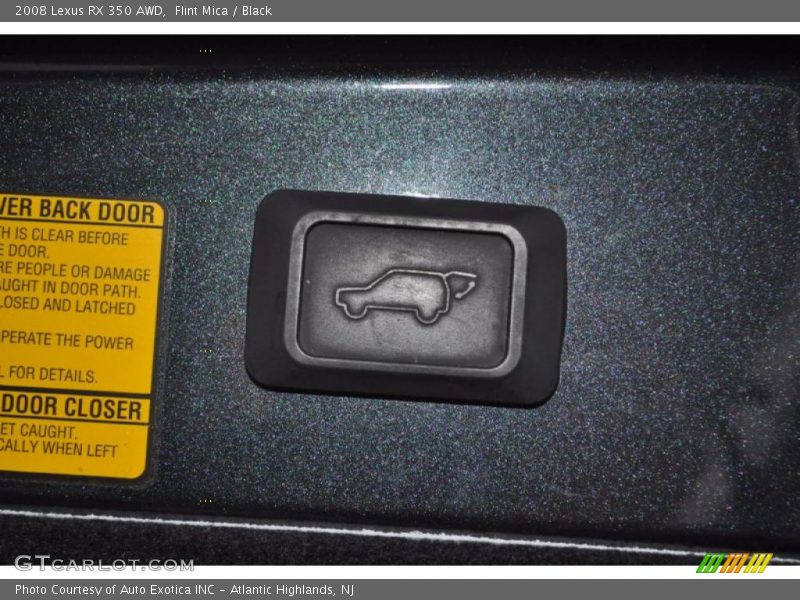 Flint Mica / Black 2008 Lexus RX 350 AWD