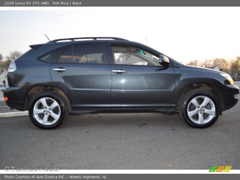 Flint Mica / Black 2008 Lexus RX 350 AWD