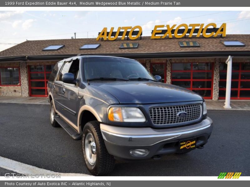 Medium Wedgewood Blue Metallic / Medium Prairie Tan 1999 Ford Expedition Eddie Bauer 4x4