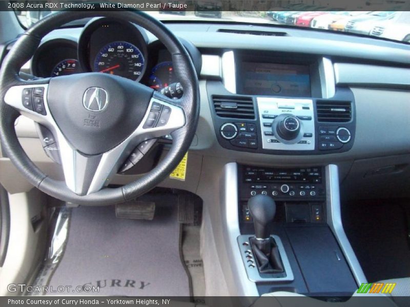 White Diamond Pearl / Taupe 2008 Acura RDX Technology