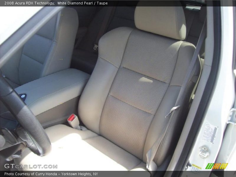 White Diamond Pearl / Taupe 2008 Acura RDX Technology