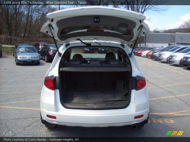 White Diamond Pearl / Taupe 2008 Acura RDX Technology