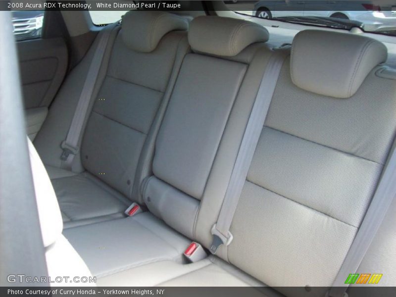 White Diamond Pearl / Taupe 2008 Acura RDX Technology