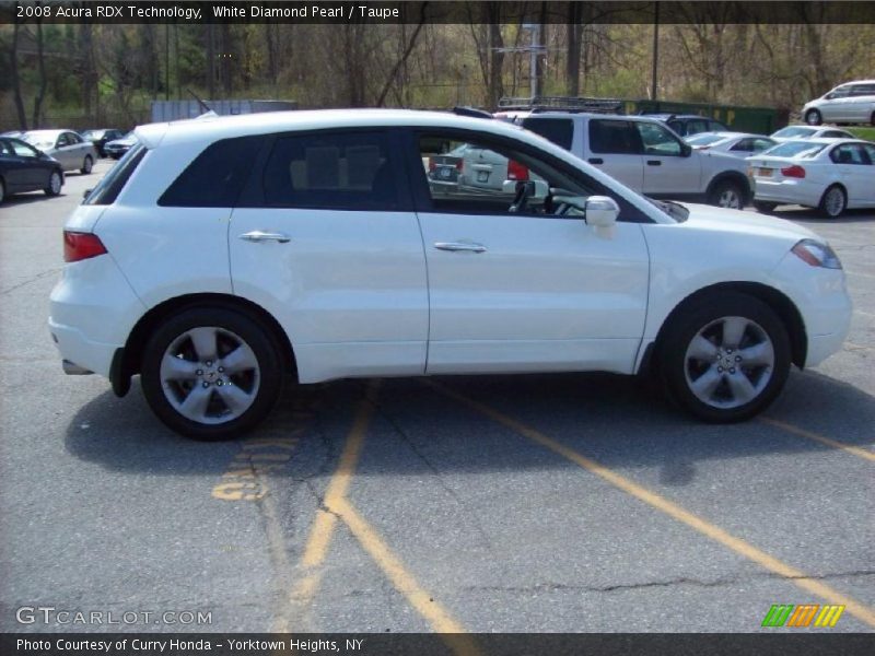 White Diamond Pearl / Taupe 2008 Acura RDX Technology