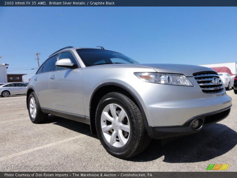  2003 FX 35 AWD Brilliant Silver Metallic
