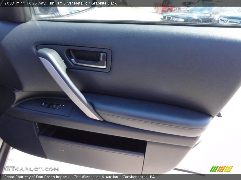 Brilliant Silver Metallic / Graphite Black 2003 Infiniti FX 35 AWD