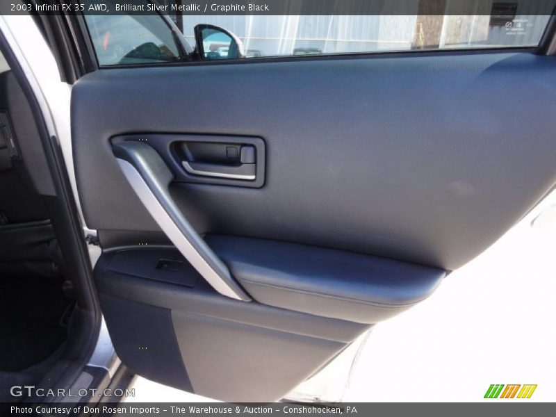Brilliant Silver Metallic / Graphite Black 2003 Infiniti FX 35 AWD