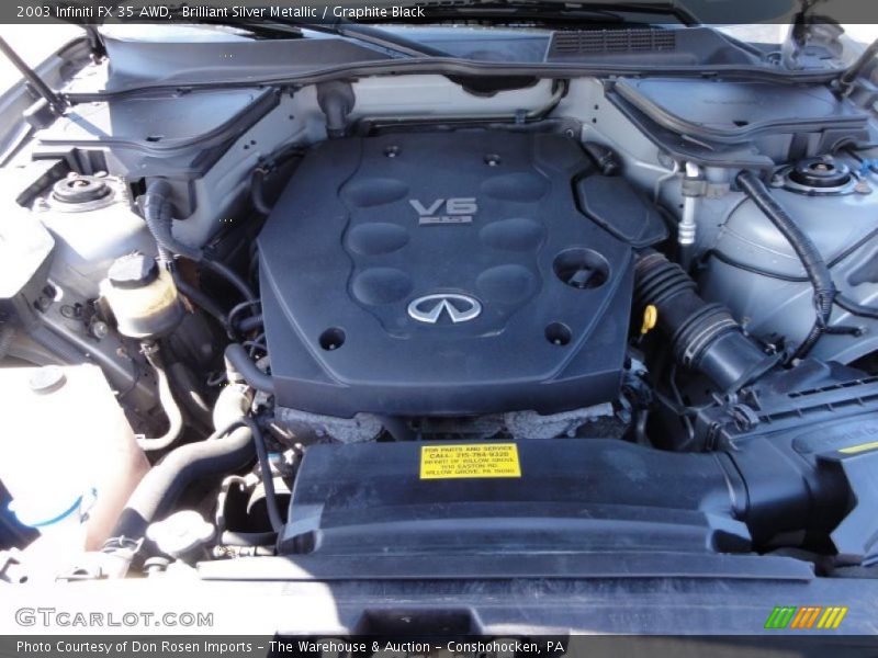  2003 FX 35 AWD Engine - 3.5 Liter DOHC 24-Valve V6