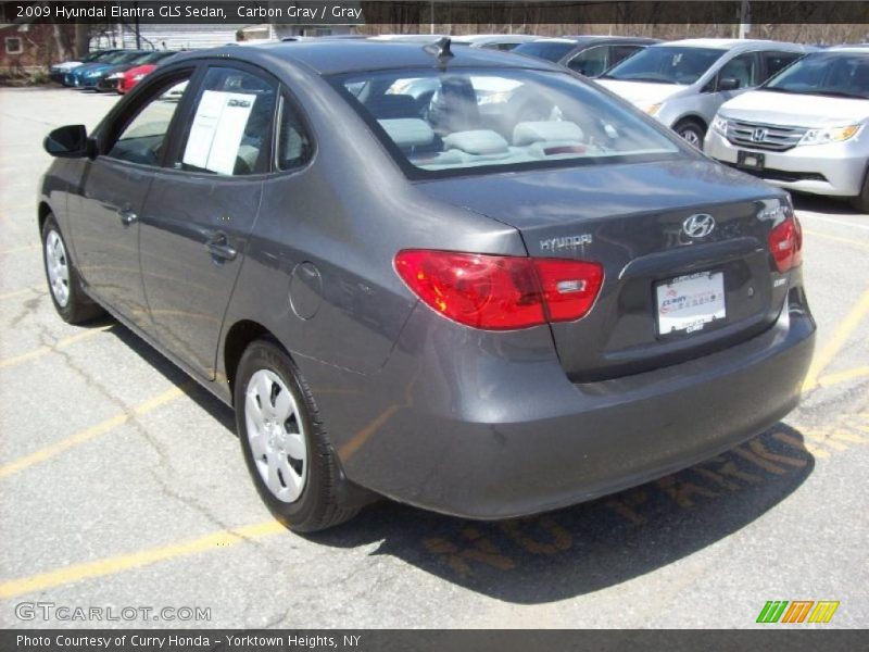 Carbon Gray / Gray 2009 Hyundai Elantra GLS Sedan