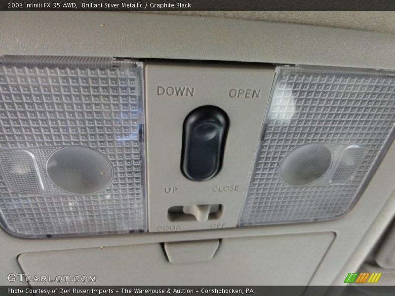 Brilliant Silver Metallic / Graphite Black 2003 Infiniti FX 35 AWD