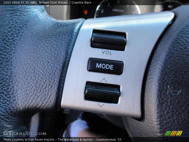 Brilliant Silver Metallic / Graphite Black 2003 Infiniti FX 35 AWD