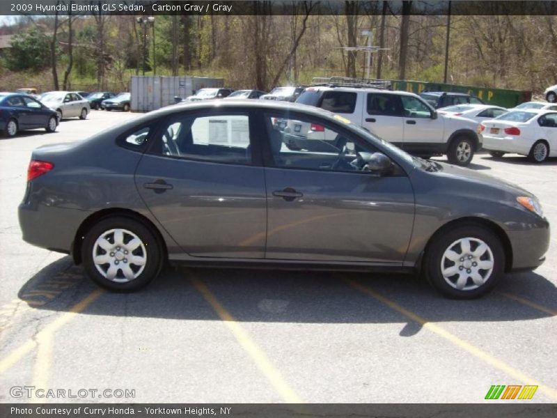 Carbon Gray / Gray 2009 Hyundai Elantra GLS Sedan