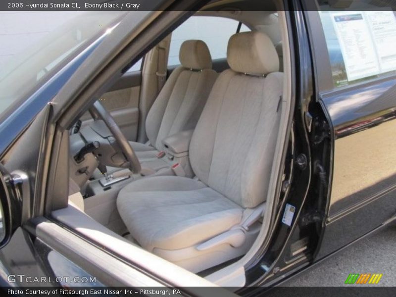 Ebony Black / Gray 2006 Hyundai Sonata GL