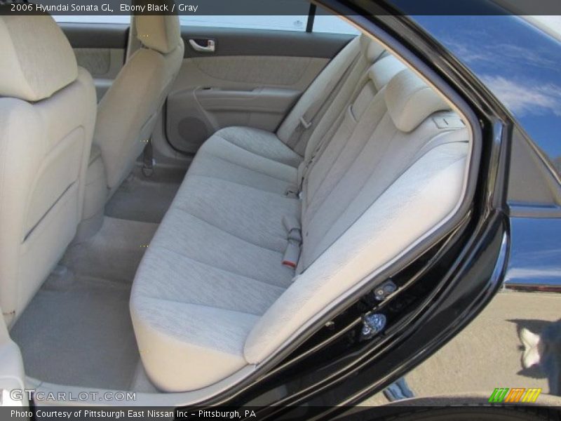 Ebony Black / Gray 2006 Hyundai Sonata GL