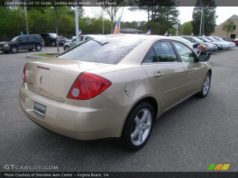 Sedona Beige Metallic / Light Taupe 2006 Pontiac G6 V6 Sedan