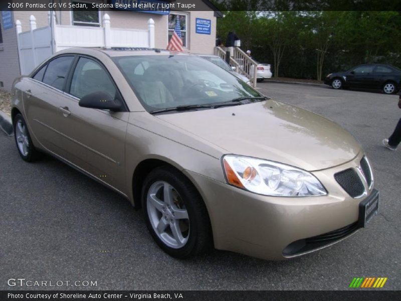 Sedona Beige Metallic / Light Taupe 2006 Pontiac G6 V6 Sedan