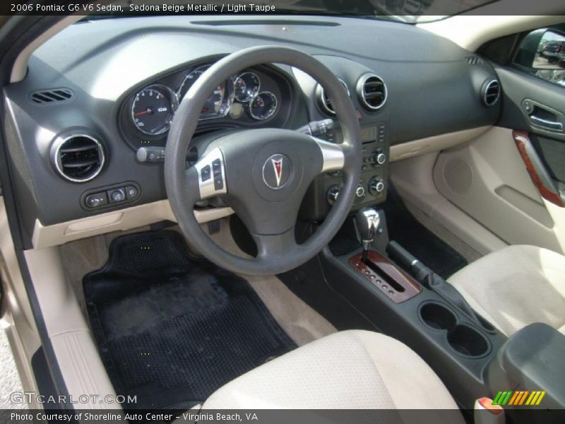 Sedona Beige Metallic / Light Taupe 2006 Pontiac G6 V6 Sedan