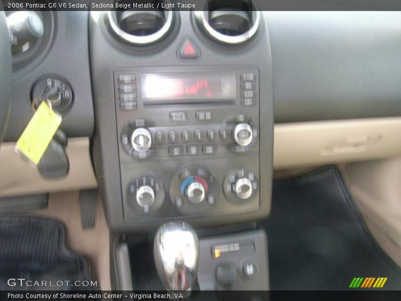 Sedona Beige Metallic / Light Taupe 2006 Pontiac G6 V6 Sedan