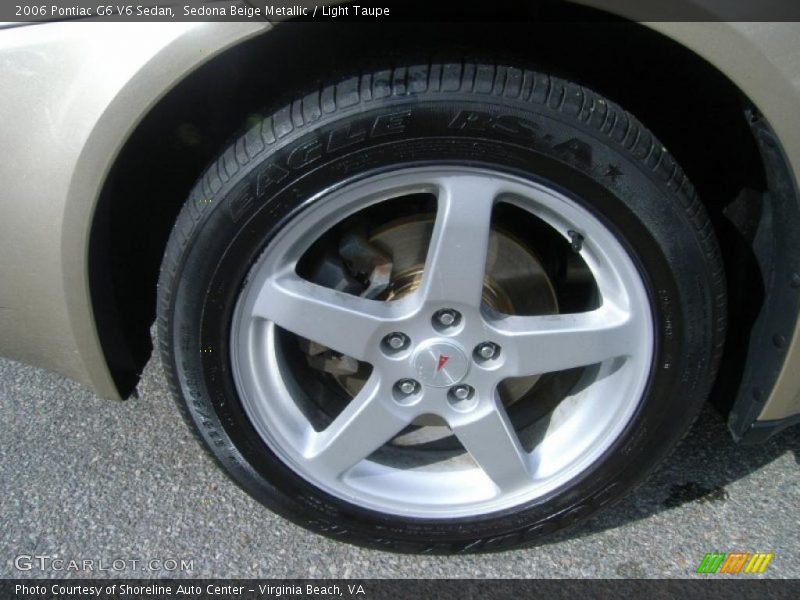 Sedona Beige Metallic / Light Taupe 2006 Pontiac G6 V6 Sedan
