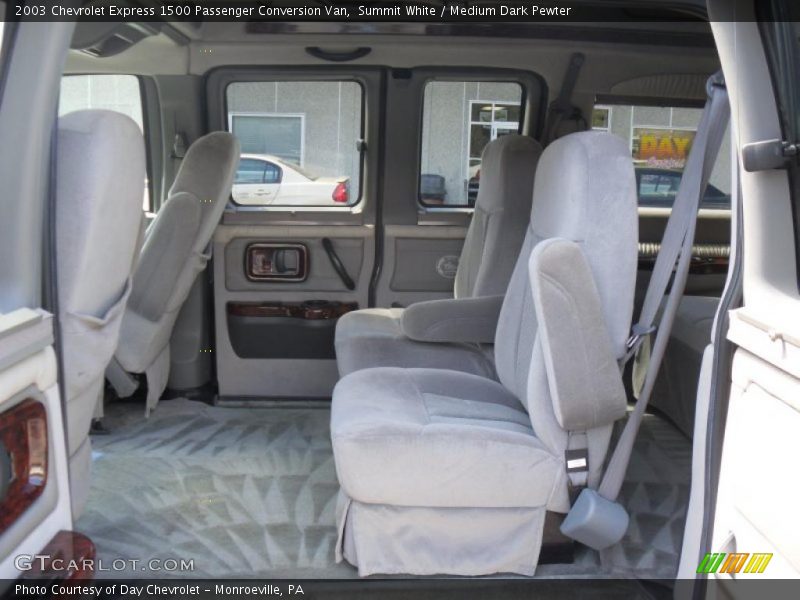  2003 Express 1500 Passenger Conversion Van Medium Dark Pewter Interior