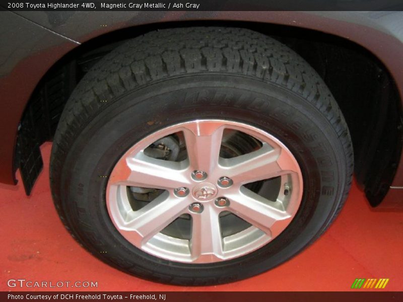 Magnetic Gray Metallic / Ash Gray 2008 Toyota Highlander 4WD