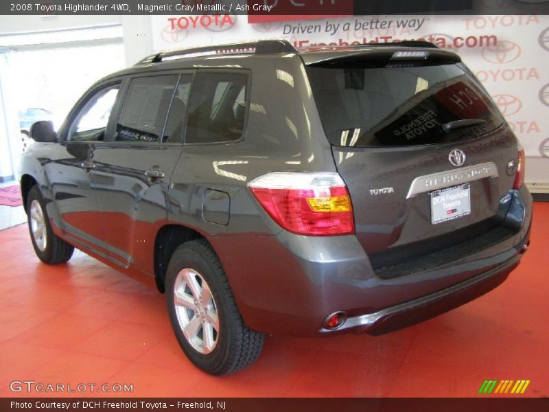 Magnetic Gray Metallic / Ash Gray 2008 Toyota Highlander 4WD