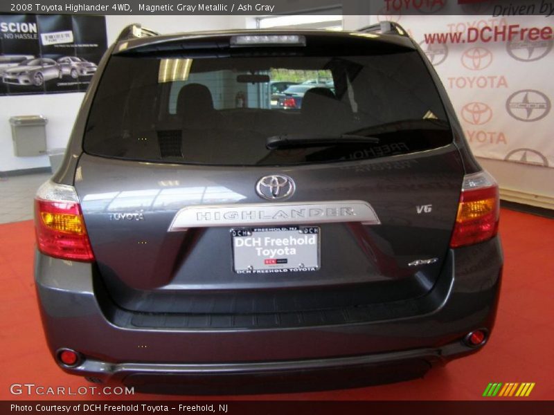 Magnetic Gray Metallic / Ash Gray 2008 Toyota Highlander 4WD