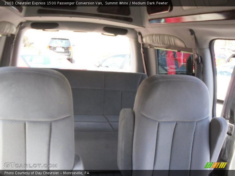 Summit White / Medium Dark Pewter 2003 Chevrolet Express 1500 Passenger Conversion Van