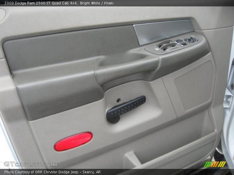 Bright White / Khaki 2009 Dodge Ram 2500 ST Quad Cab 4x4